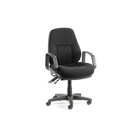 Global Industrial Low Back Executive Chair, Black 516148BK